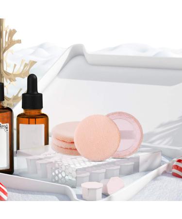 5x Orange Powder Puff Applicator Sponge Set - Face & Loose Powder Makeup Cushion Puffs - Buy Online on GoSupps.com