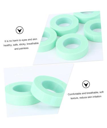Ipetboom Colored Tape 10 Rolls Eyelash Tape Non-woven Tape Eyelashes Breathable Eyelash Planting Strip 900x1.1cm Green - Buy Online on GoSupps.com