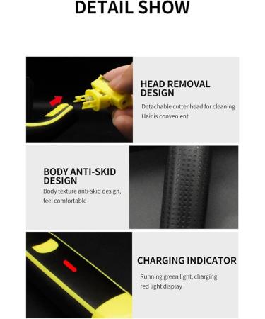 Stellaya Electric Body Hair Trimmer for Men - Wet & Dry Shaver with 4 Combs | Full Body Washes & Razors - International Shipping - Buy Online on GoSupps.com