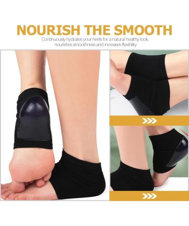 NOLITOY 8 Pairs Anti-Rip Heel Socks | Comfortable & Washable Foot Support | Replaceable Heel Brace & Arch Supplies for Ultimate Comfort - Buy Online on GoSupps.com