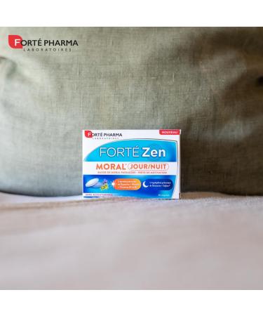 Fort Pharma - Fort Zen Moral Day Night - Moral and Motivation Dietary Supplement with Dopamine and Serotonin Precursors - L-Tyrosine Vitamin B6 Rhodiola Saffron - 30 tablets 2/day - Buy Online on GoSupps.com