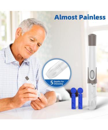 Metene TD-4116 Blood Glucose Monitor Kit with 100 Strips, Lancets, and Lancing Device - Coding-Free Diabetes Testing Kit with Large Display - Buy Online on GoSupps.com
