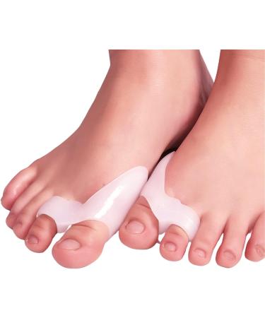4x Toe Spreader & Separator - Soft Silicone Hallux Valgus Correction | International Shipping - Buy Online on GoSupps.com