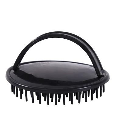 DAIHUI Hair Scalp Massage Brush Shampoo Massage Brush Shower Cleaning Massager (Black)