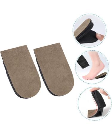 NOLITOY Height Increase Half Pads 4 Pairs Anti-Slip Cushions for Men & Women | Comfortable Shoe Lift & Suede Heel Pads for Sports - Buy Online on GoSupps.com