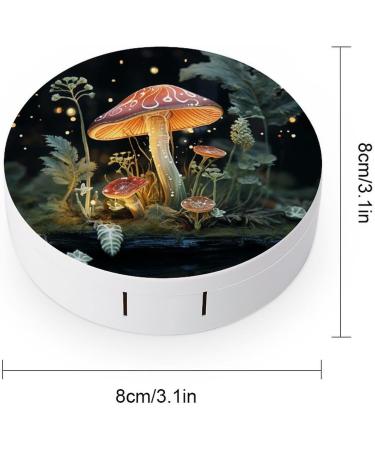 Portable Butterfly Mushroom Contact Lens Case | Travel-friendly Storage Box - Buy Online on GoSupps.com