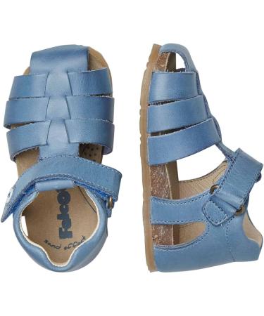 Falcotto Alby Closed Toe Leather Sandals - Blue Azzurro, Size 5 UK (0c03) - Buy Online on GoSupps.com