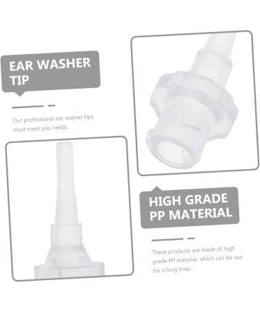 30pcs Ear Nozzles for Ear Cleaning and Irrigation Multi-Functional Replacement Tips for Whole Family Use Convenient Wax Removal Accessories White 2.8X1.1X1.1CM - Buy Online on GoSupps.com