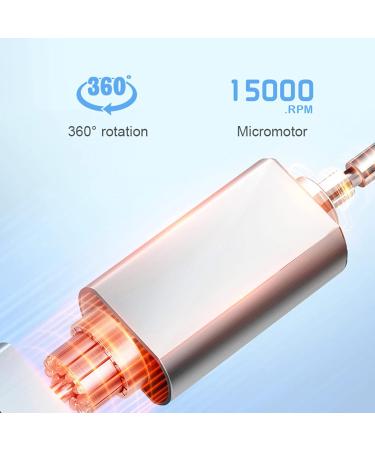 Electric Nail Drill Machine 15000RPM Rechargeable Portable E-File Nail File Kits for Acrylic Gel Natural Nails Manicure Pedicure Polishing Nail Removing Cordless Manicure Pedicure - Buy Online on GoSupps.com