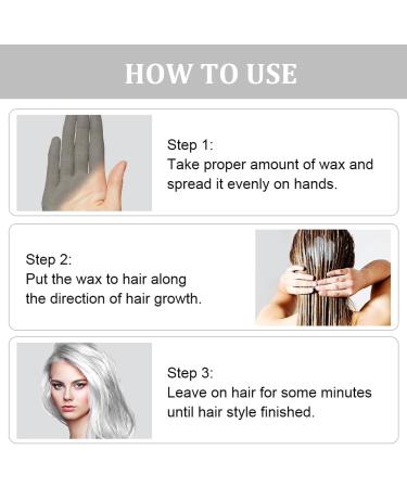 LOPHE Hair Color Wax 100g Temporary Modeling Natural Colour Hair Dye Wax One-time Coloured Hair Paint Wax Easy Washable Colour Change Hair Dye Natural Matte Hairstyle for Halloween Cosplay Party Grey - Buy Online on GoSupps.com