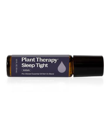 Plant Therapy Sleep Tight Essential Oil Blend 10 mL (1/3 oz) Pre-Diluted Roll-On 100% Pure Natural Aromatherapy for Deep and Relaxation 0.33 Fl Oz (Pack of 1)
