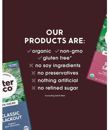 Alter Eco Dark Cocoa Chocolate Bars | Fair Trade, Organic, Non-GMO, Gluten-Free | 12-Pack Dark Quinoa Crunch - Buy Online on GoSupps.com