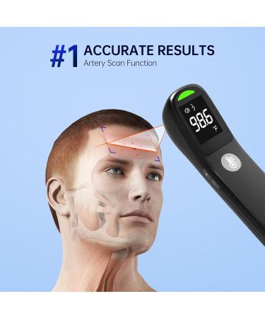Buy No-Touch Forehead Thermometer - 1s Accurate Reading 3-Color Indicator & Fever Alarm - 2-in-1 Infrared Thermometer for Adults & Kids - Ships Internationally - Buy Online on GoSupps.com