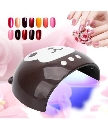 Buy UV-LED Nail Lamp 36W | Smart Sensor Gel Polish Dryer | Cute Cartoon Monkey Design for Home & Salon Use - Buy Online on GoSupps.com