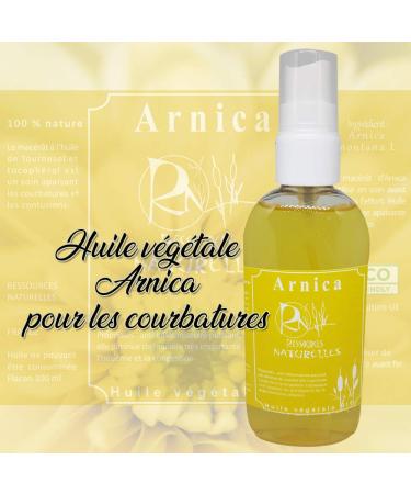 Ressources Naturelles Arnica Plant Oil 100ml - Natural Pain Relief & Anti-Inflammatory | International Shipping - Buy Online on GoSupps.com
