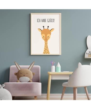 Kackpecht Eummel Animal Affirmation Images Set | Jungle Motivational Art for Kids' Rooms | 4 Colorful A4 Decor for Boys & Girls - Buy Online on GoSupps.com
