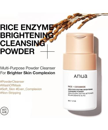  G n rique Rice and Ceramide Cleansing Enzyme Powder Brightening 40g - Made in Korea - Buy Online on GoSupps.com