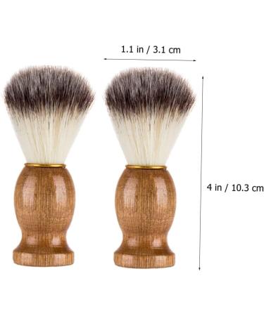 Magiclulu 6 STK Razor Brush & Hair Cleaning Tools | Professional Men's Hairdressing Accessories | Portable Wooden Suit Grooming Kit - Buy Online on GoSupps.com