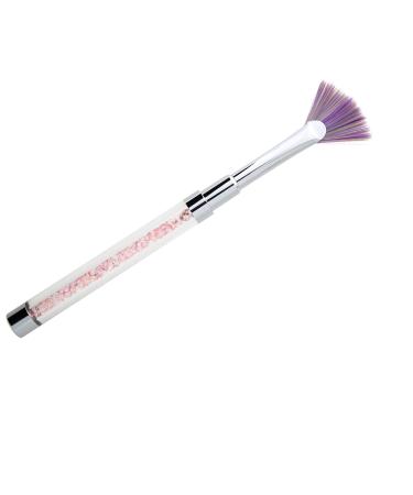 Premium Nail Art Fan Brush - Fine Hair Design Tool for Perfect Nail Designs - Buy Online on GoSupps.com