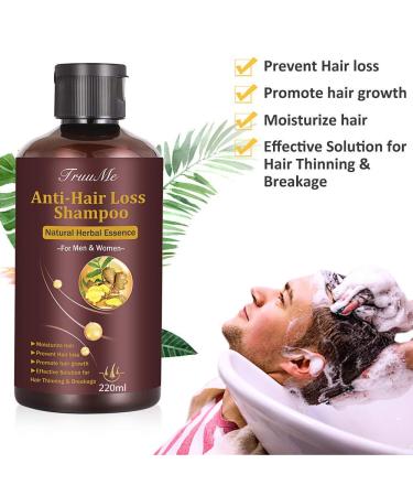 Hair Growth & Loss Treatment Shampoo 220mL - Stop Hair Loss, Grow Hair Fast - Men & Women - 7.44 Fl Oz - Buy Online on GoSupps.com