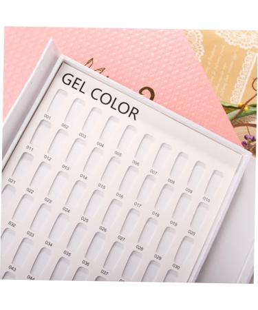 Ipetboom Nail Polish Display Card 216 Birthday Hair Color Card Scarf Ponytail Holder Dreadlock Fabric Beads Eyeshadow Palette Organizer Display Card Pink Nail Nail Polish Card 21.00X18.00X3.00CM Pink - Buy Online on GoSupps.com