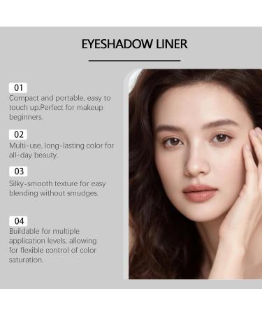 VKaoess 2in1 Waterproof Eyeliner and Eyeshadow Stick Waterproof Eye Pencil for a Smokey or Natural Look Impermeable Eyeliner for Women 2in1 Sharpenable Pencil with Eyeshadow Number 05 - Buy Online on GoSupps.com