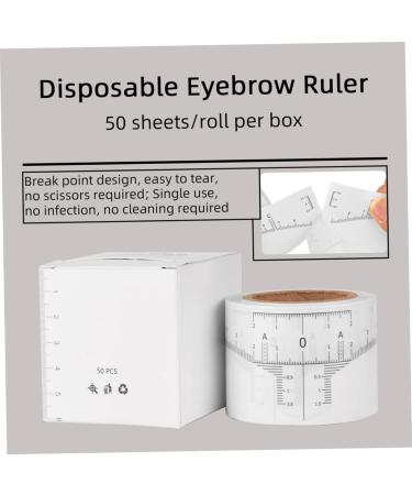 Housoutil Clear Sticker 50pcs Shapers Drawing Shaper Rulers Makeup Professional Marker Line Ruler Leveling Measuring - Buy Online on GoSupps.com