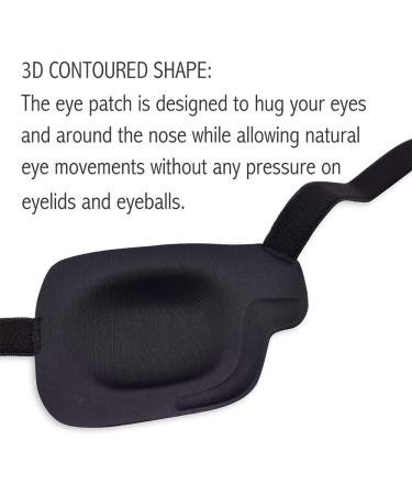 FCAROLYN 3D Eye Patch for Lazy Eye/Amblyopia/Strabismus Treatment - Left Eye - Buy Online on GoSupps.com