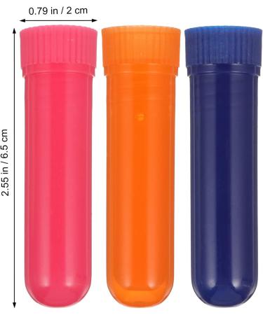EXCEART 30pcs Empty Nasal Inhaler Tubes - Refillable Aromatherapy Blanks for Congestion Relief | Includes Cotton Wick | Random Color - Buy Online on GoSupps.com