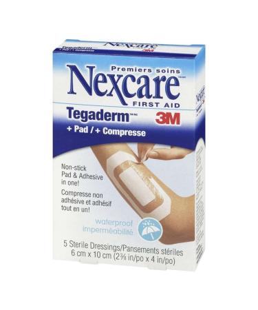 Nexcare Nexcare Absolute Waterproof Adhesive Dressing With Pad 2.4 X 4 Yards 2.4 X 4 Yards 5 each (Pack of 3)