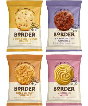 Border Luxury Mini Biscuit Cookies Assortment Pack of 48 - Buy Online on GoSupps.com