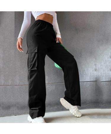 Shop Y2K Women Parachute Cargo Pants | Baggy Vintage Track Pants | 90s E-Girl Streetwear | International Shipping - Buy Online on GoSupps.com