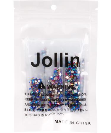 Jollin 3456pcs Flatback Rhinestones Glass Charms Diamantes Gems Stones for Nail Art 6 Size ss4 ss12 Color AB Mixed - Buy Online on GoSupps.com
