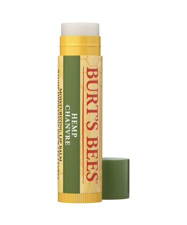 Burt's bees 100 % natural origin moisturizing lip balm with hemp seed oil and beeswax 4.25 g hemp seed oil 4.25 g (1 Pack)