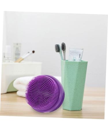VILLCASE Kids Silicone Bath Brush and Body Massager - Purple Exfoliating Scrubber & Massage Tool - Buy Online on GoSupps.com