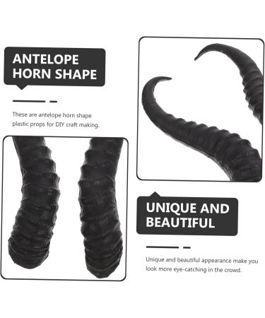 GAROZATION 1 Pair DIY Croissant Hair Accessories Plastic Sheep Horns Plastic Horns for DIY Headband Costume DIY Horns Costume Props Cosplay Party Supplies Props for Halloween Party - Buy Online on GoSupps.com