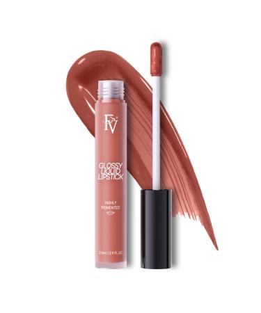 FV High Pigment Liquid Lipstick Shiny Finish Intense Hydration Long Lasting Punchy-Glossy Tint