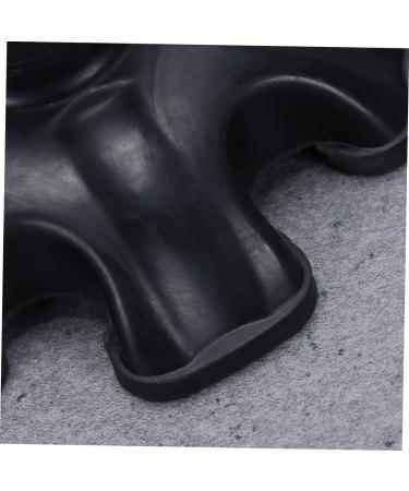 NOLITOY Crutch End Mats & Walking Stick Ferrule - Durable Rubber Accessories for Crutches & Walkers - Replacement Foot Pads for Walking Cane - Heavy Duty Black (11.50x11.50x7.50CM) - International Shipping Available - Buy Online on GoSupps.com