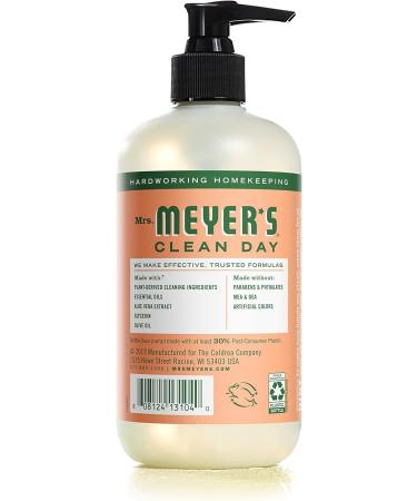 MRS. MEYER'S CLEAN DAY Hand Soap, Geranium, Made with Essential Oils, 12.5 oz- Pack of 2 - Buy Online on GoSupps.com