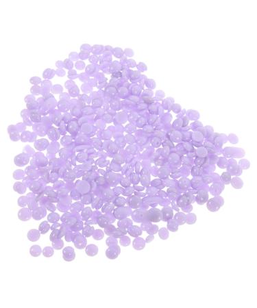 Frcolor 3 packs of wax beans for hair removal hard wax for hair removal hard wax pearls for hair removal hard wax bean hard wax depilatory cream beeswax violet 1 piece (1 Pack) purple
