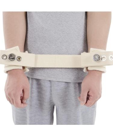 Standing Hands and Feet Magnetic Lock Belt Set - Safe Psychiatric Restraint for Adults | Health Care Solution (White - Buy Online on GoSupps.com