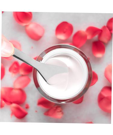 SEWOART 2pcs Reusable Spatula Cosmetic Spatula Korean Makeup Spatula Eye Cream Spoon Metal Makeup Spatula Skin Scraper for Lip Bracket Stainless Steel Mini - Buy Online on GoSupps.com