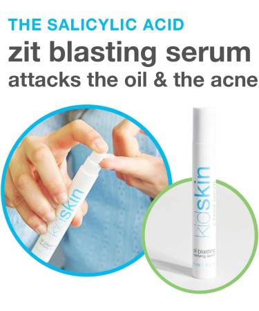 Kidskin Z-Blast Serum | Acne Treatment for Kids & Teens (Ages 9-17) | Vegan & Cruelty-Free Skin Care | .5 fl oz - Buy Online on GoSupps.com