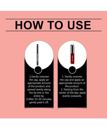  G n rique Peel-Off Lip Tint with Gloss - Nourishing Anti-Stain Plumping Effect - Long-Lasting Lightweight Easy to Apply - Cherry Red - 2-in-1 Set (7ml) - Buy Online on GoSupps.com