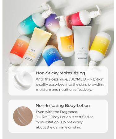 JULYME Sunset Freesia Perfume Body Lotion 10.14 fl.oz | Nourishing & Non-Sticky Moisturizer for Women | Korean Scented Body Cream for Soft Skin - Buy Online on GoSupps.com