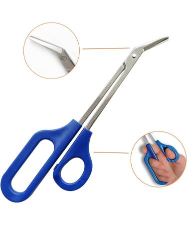 8 Inch Long Handle Toenail Scissors | Easy Reach Nail Clippers for Thick Nails | Ideal for Seniors & Men/Women - Buy Online on GoSupps.com