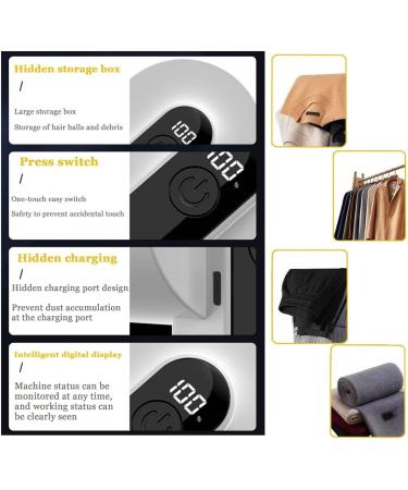 Rechargeable Fabric Shaver & Lint Remover - 6-Blade Portable Fuzz Remover for Clothing & Furniture - Purple - Buy Online on GoSupps.com