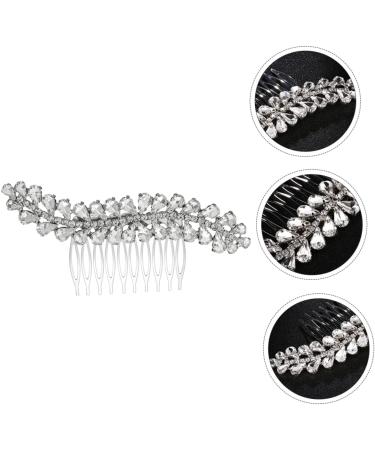 Didiseaon 1 Pc Comb Glammetic Glamzilla Headpuones Silver Dance Parties Glamorous The Wed Hair Prop Creative Headdress Unique Hair Accessories Decorate Hairpin Bride Headgear Alloy - Buy Online on GoSupps.com