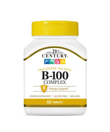 21st Century B-100 Complex Prolonged Release 60 Tablets