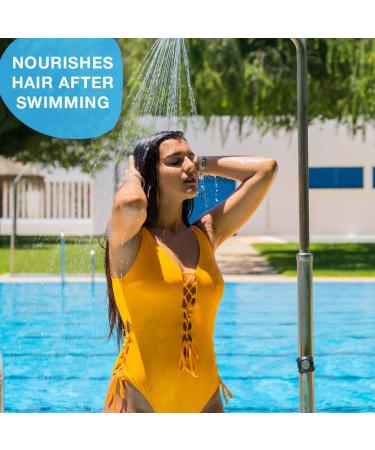 AquaGuard After-Swim Everyday Conditioner for Swimmers - Paraben and Gluten Free - Vegan & Color Safe - 9.50 Fl Oz (Pack of 2) - Buy Online on GoSupps.com